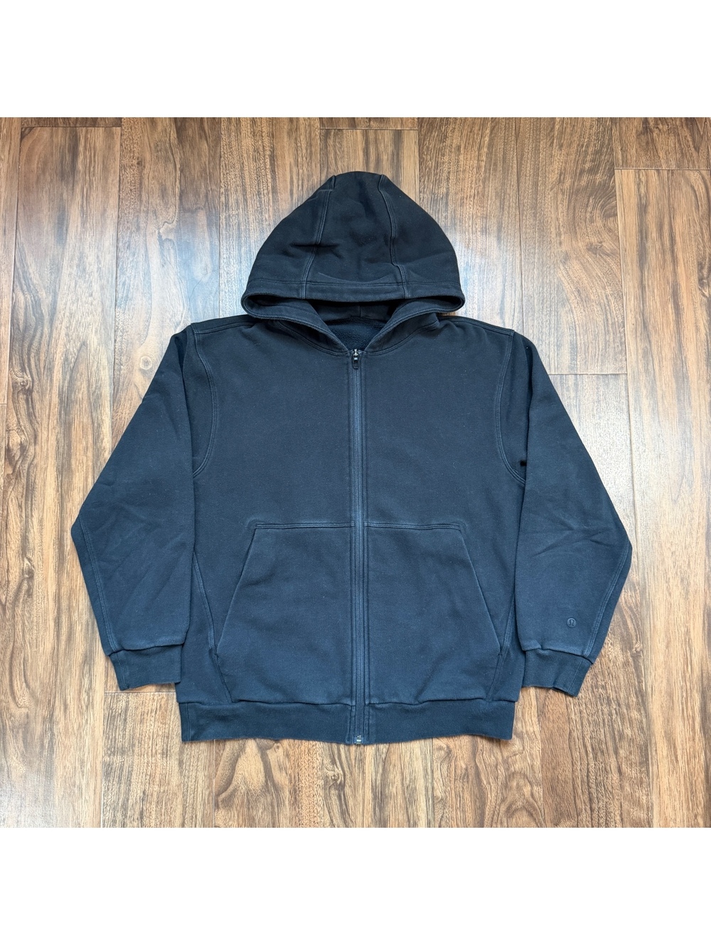 Lululemon Steady State Full Zip Hoodie XS Black Fleece Jacket Mens